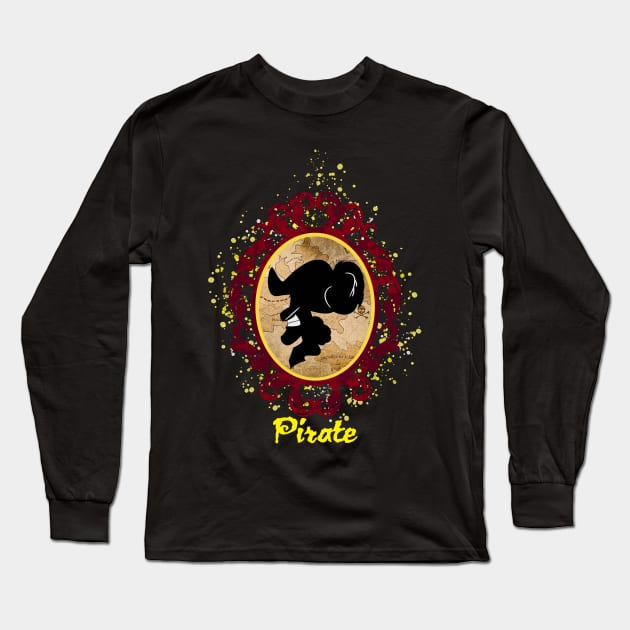 Pirate Long Sleeve T-Shirt by remarcable